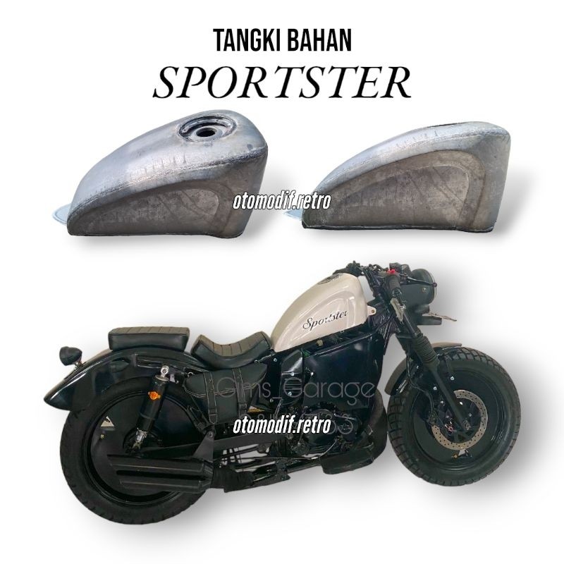 Tangki Motor Custom Bobber Sportster OR