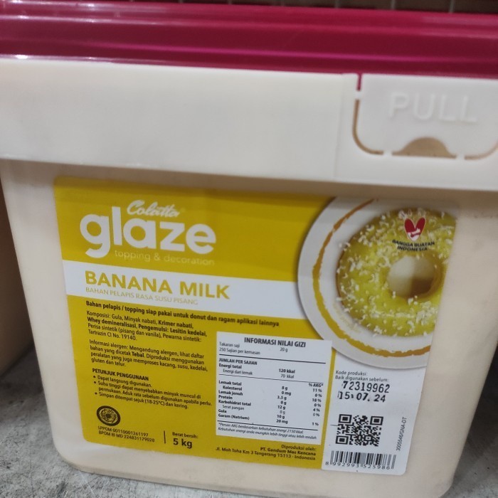 Colatta Glaze Banana Milk 100gr