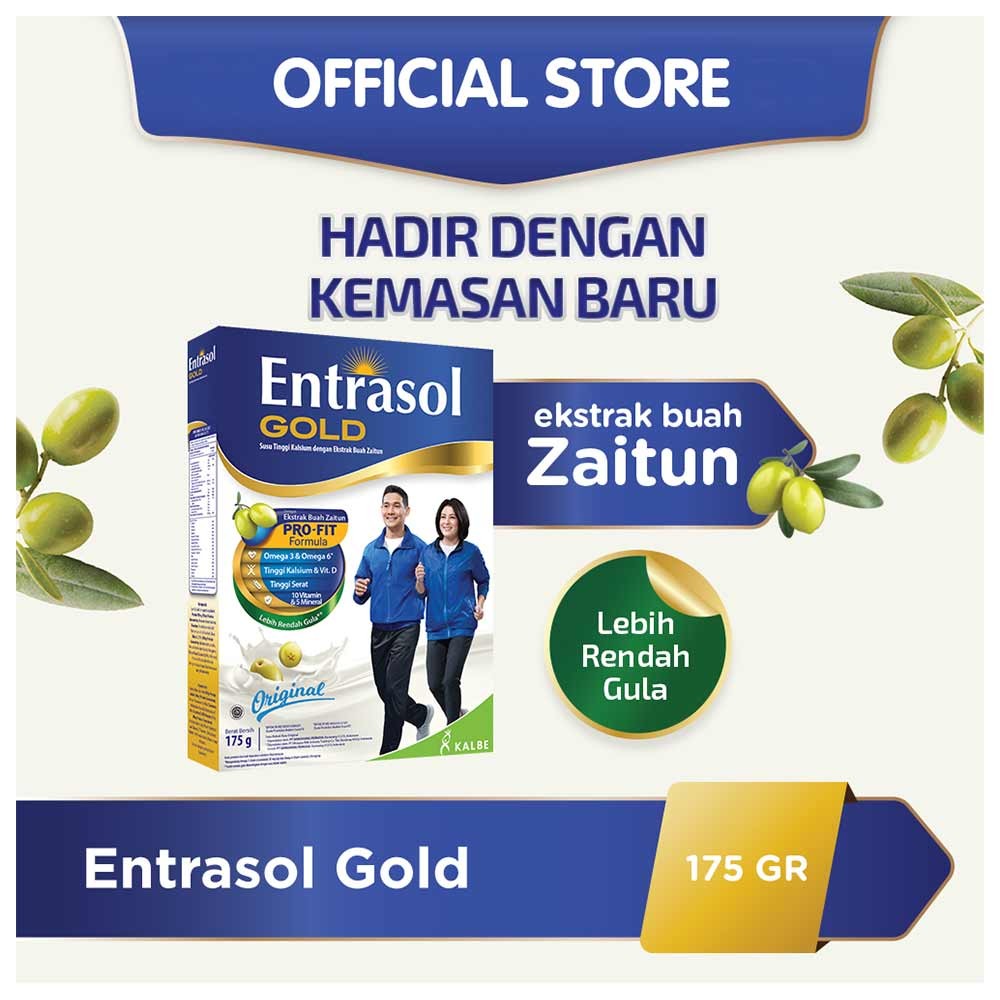 ENTRASOL GOLD SUSU BUBUK VANILA 170g