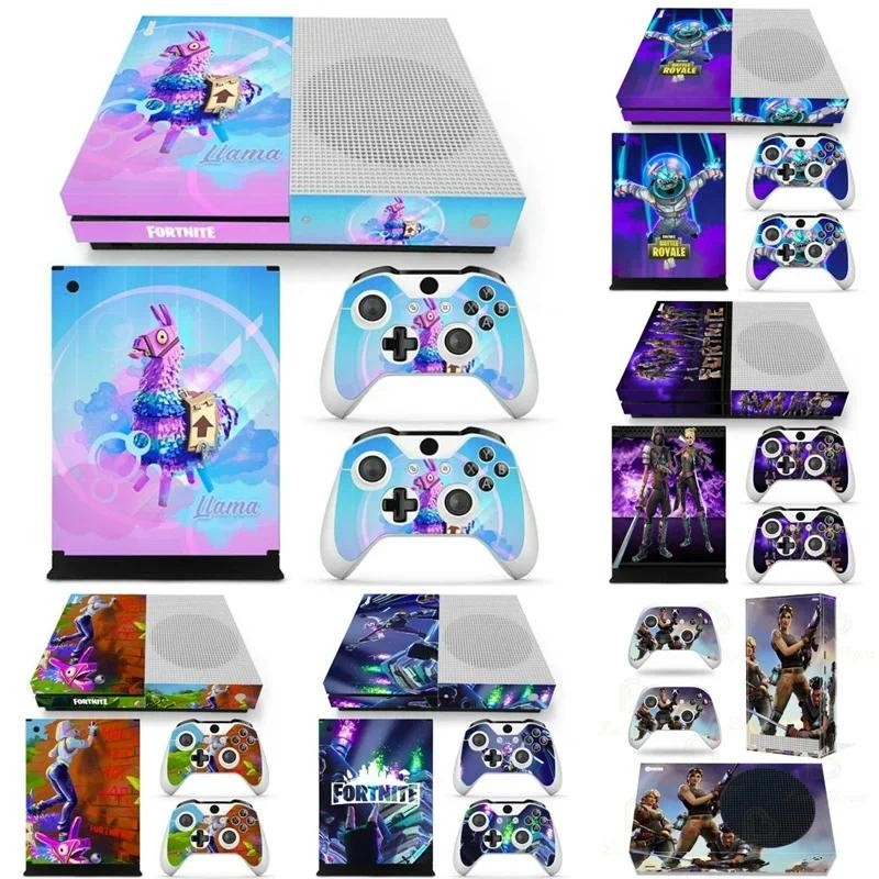 Ultima Knight FORTNITE Battle Console Stickers For SONY XBOX ONE S Full Body Color Skin Decal For Pl