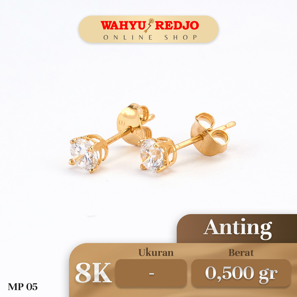 Anting Tusuk Emas Kadar 8K Wahyu Redjo AN-8K-29098718