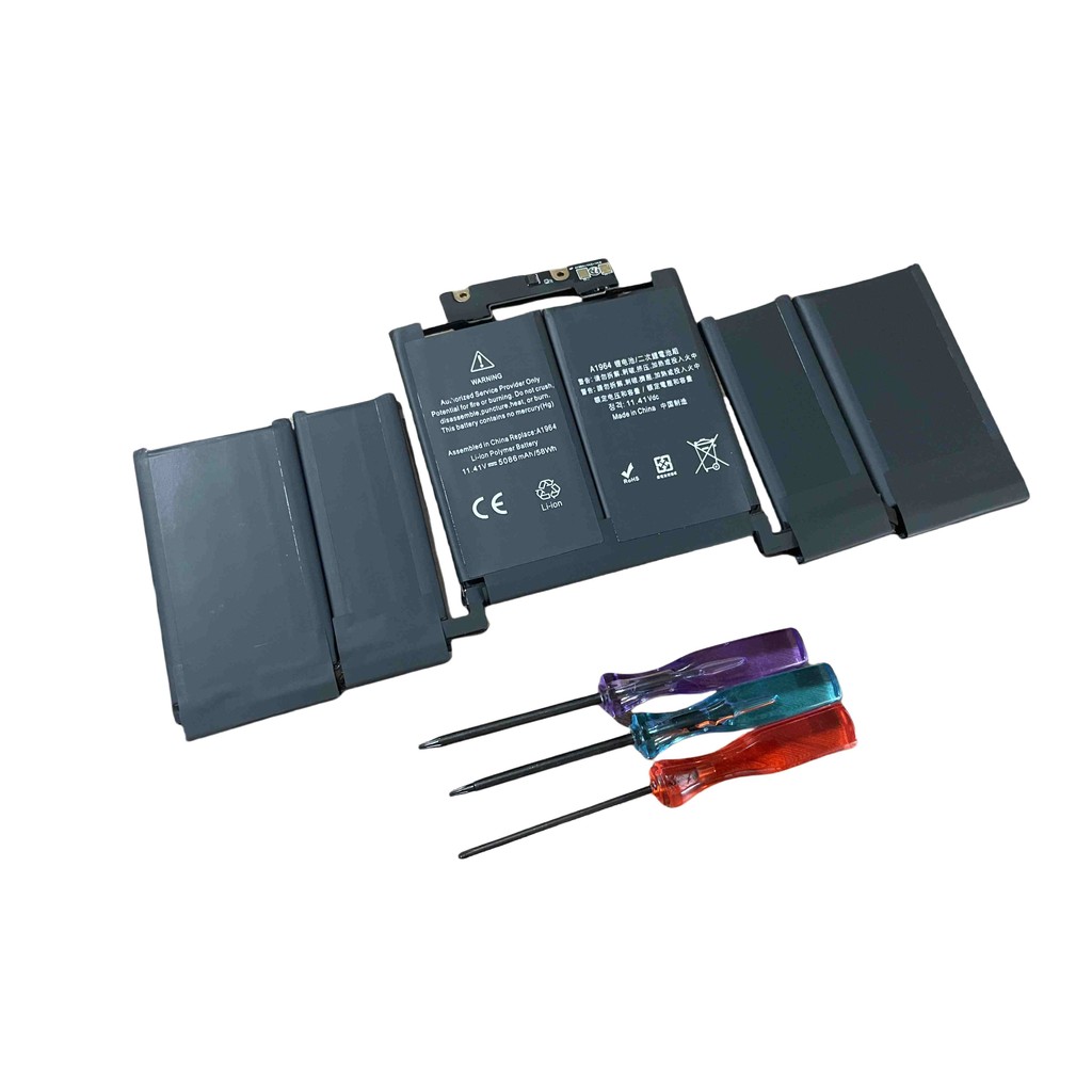 Replacement New Laptop A1964 Battery for Apple MacBook Pro 13" Touch Bar 2018-2019 A1989