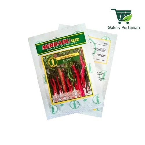 Benih Cabe Keriting NOVI 15gr Toleran Antraknosa Produksi Tinggi