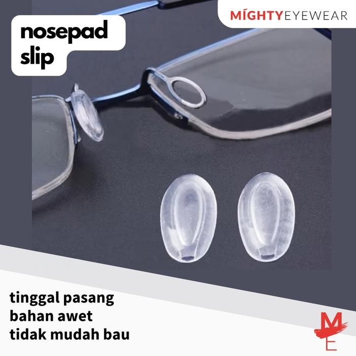 Nosepad Lubang Silicone Bantalan Hidung Kacamata nosepad 1 pasang