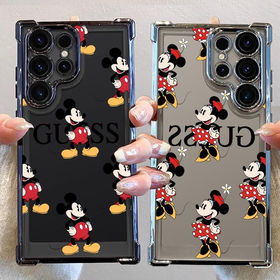 sney Mickey Minnie Mouse Phone Case for Samsung Galaxy S25 S23 Ultra S24 S21 S22 Plus S23 FE Note 20