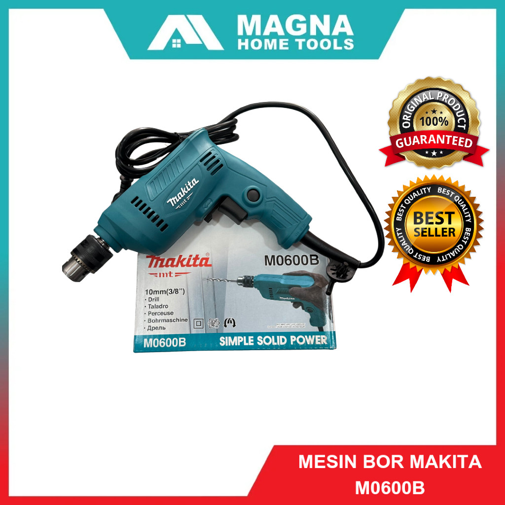 MESIN BOR LISTRIK MAKITA M0600B PENGGANTI MAKTEC 10MM MT60 [ORIGINAL]