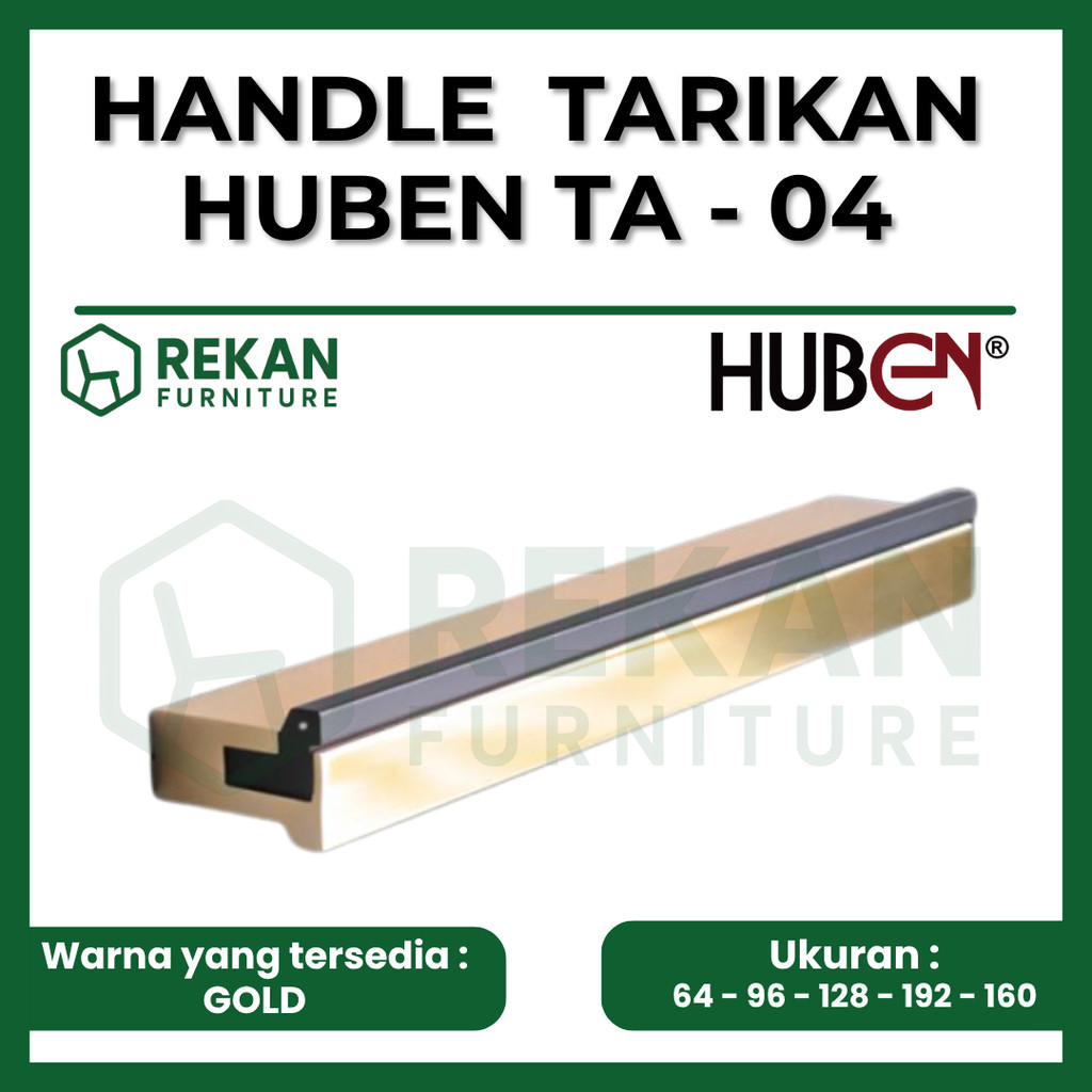 Huben TA-04 Handle Tarikan Huben – Tarikan Laci Lemari Pintu Kabinet Modern