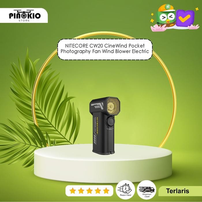 NITECORE CW20 CineWind Pocket Photography Fan Wind Blower Electric