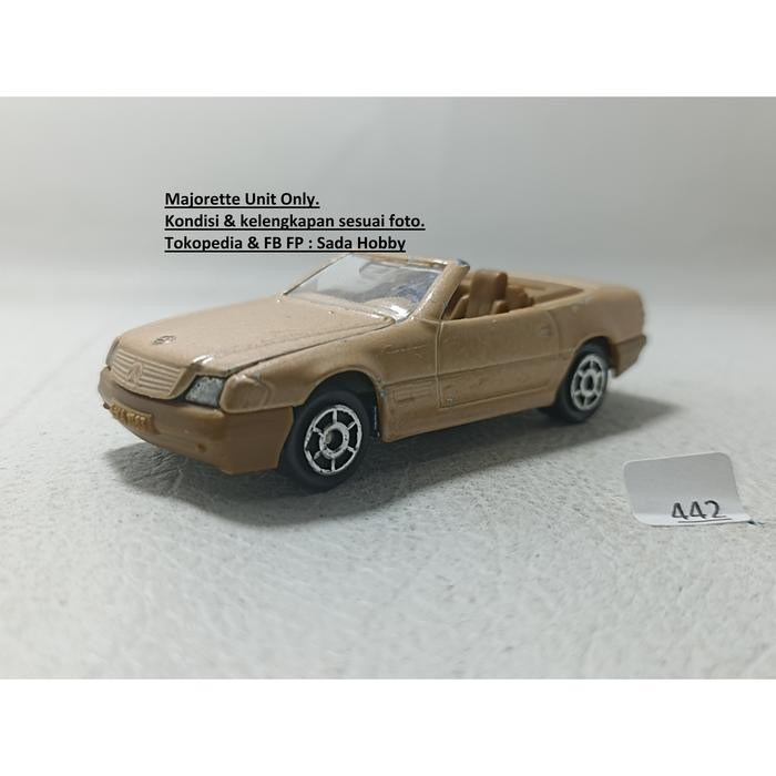 HW  Diecast Majorette Mercedes-Benz 500 SL Cabriolet Cream Unit Only
