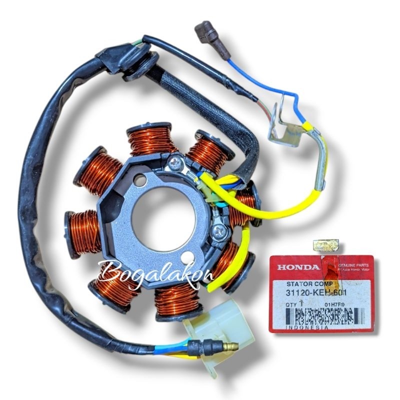 spul stator honda megapro stater hiu Primus original ahm