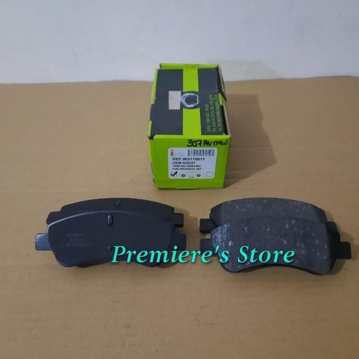 kampas rem depan peugeot 207 307 BEST