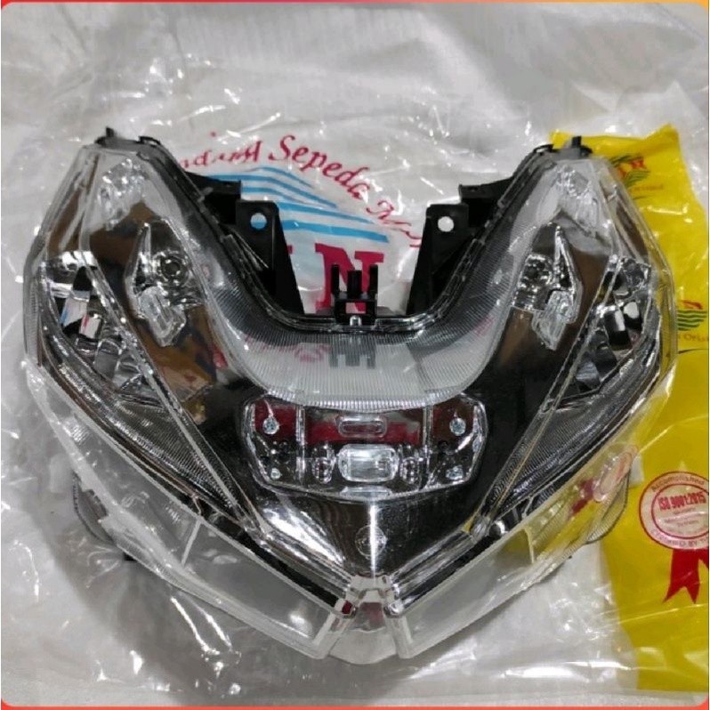 LAMPU DEPAN VARIO 150 + LED  VARIO 125 2015-2017 REFLEKTOR HEADLAMP ORIGINAL ASLI WIN