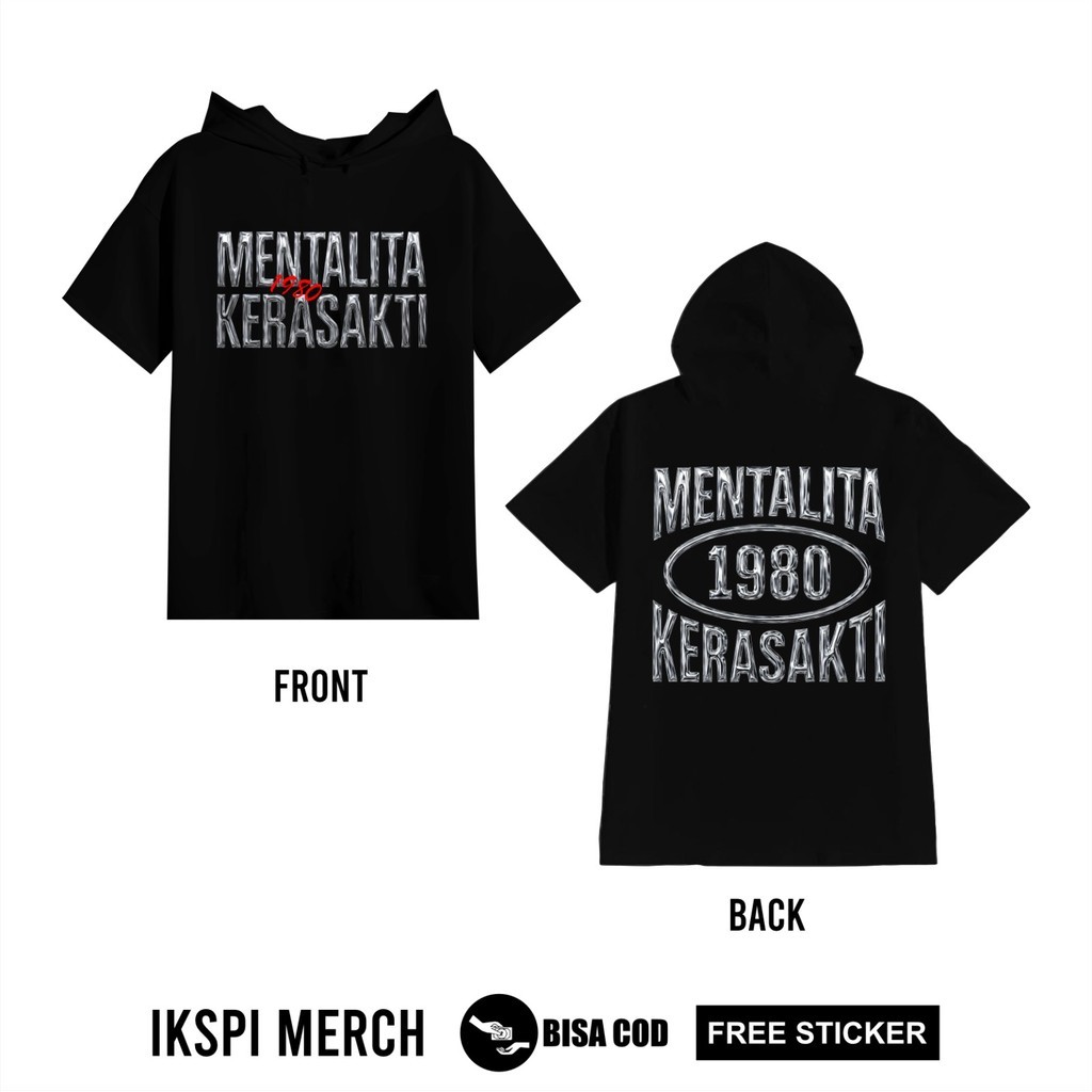 Ts-HOODIE KERA SAKTI MENTALITA 1980 KERA SAKTI  - TS HOODIE IKSPI TERBARU - TS HOODIE KERA SAKTI(THF