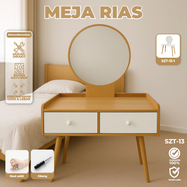 Meja Rias Kayu Meja Rias Kosmetik Meja Rias Kecil Minimalis Meja Rias Modern