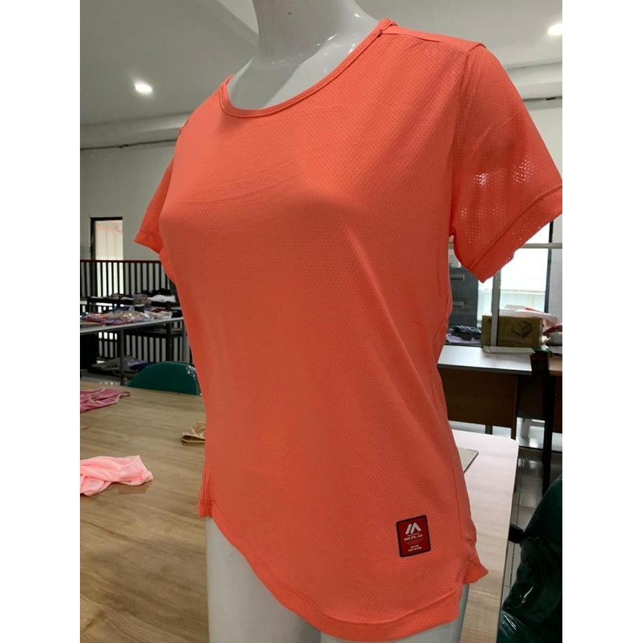 MASTERMAN GOPLAY ELEMENT LIGHT LADIES WANITA KAOS LARI GYM OLAHRAGA