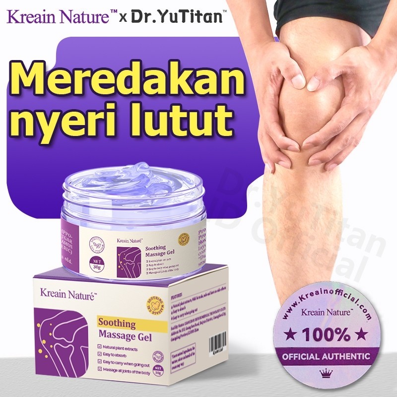 BEST 【COD】Kreain Nature×Dr.YuTitan Gel Pijat Lavender, Meredakan Nyeri Lutut dan Nyeri Kaki ORIGINAL