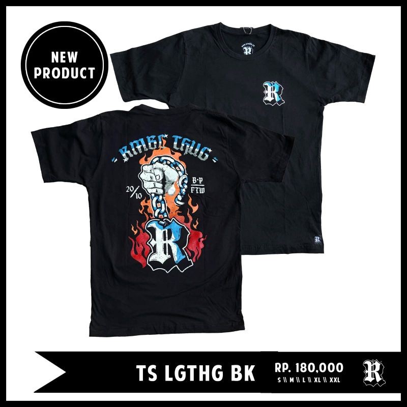 (COD) KAOS RUMBLE TS LGTHG BK / RUMBLE ORIGINAL / LOCAL BRAND / KONVEKSI KAOS / KAOS KEREN / BRAND B
