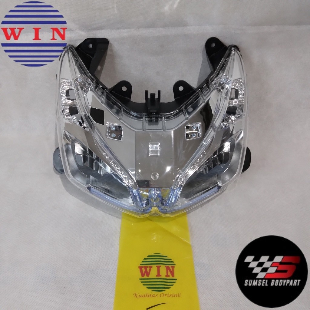 Lampu Depan Vario 110 FI ESP 2012 2013 2014 + LED | reflektor head lamp WIN | headlight senja motor 