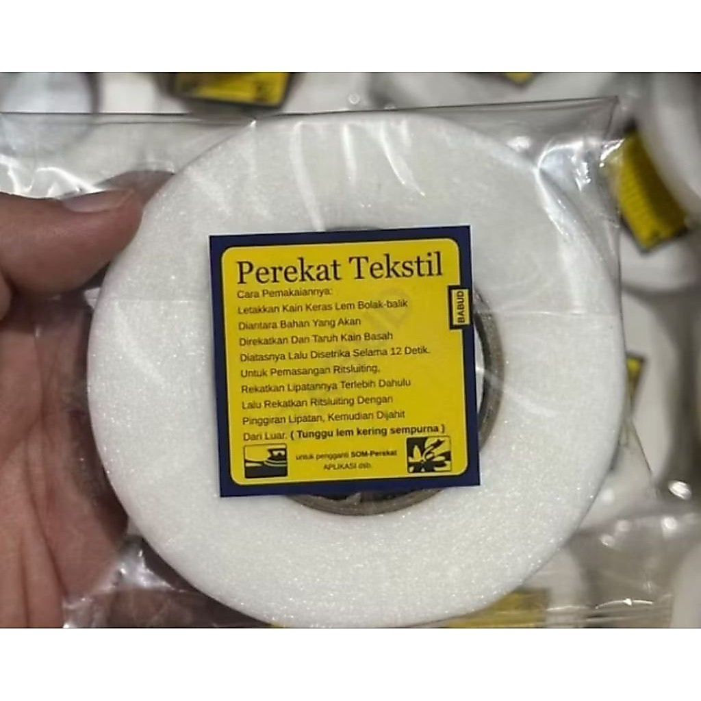 Lem Kain 2 Sisi Lem Som  50 Yard - Mudah Digunakan, Kuat, Fleksibel