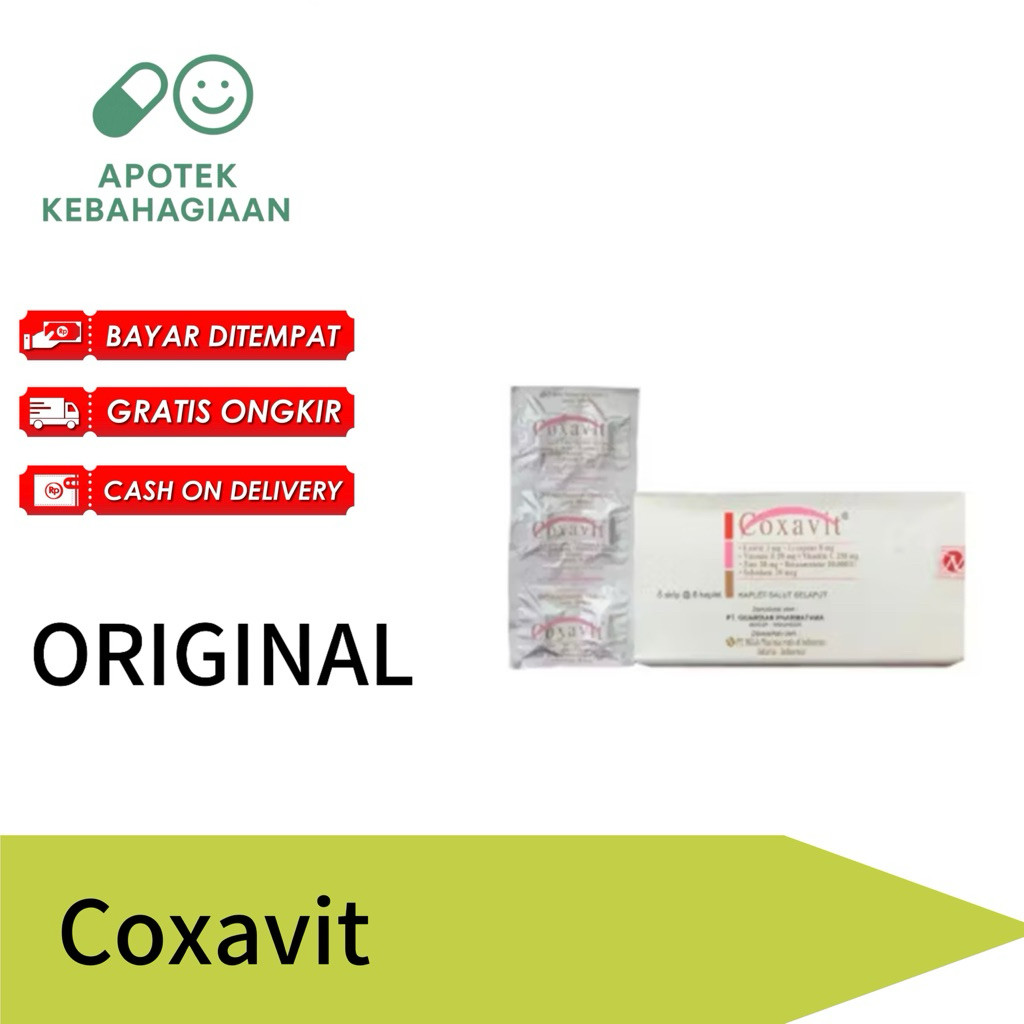 Coxavit Box Isi 30 Tablet Vitamin Suplemen