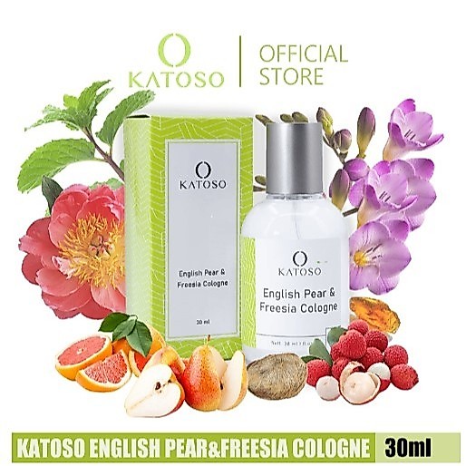 Katoso Parfum Wanita – English Pear & Freesia Chypre Fruity Cologne 30ml