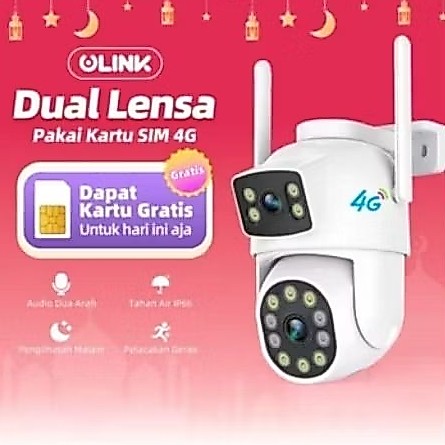 Kamera Cctv Outdoor V380 Dual Camera Koneksi SIM Card
