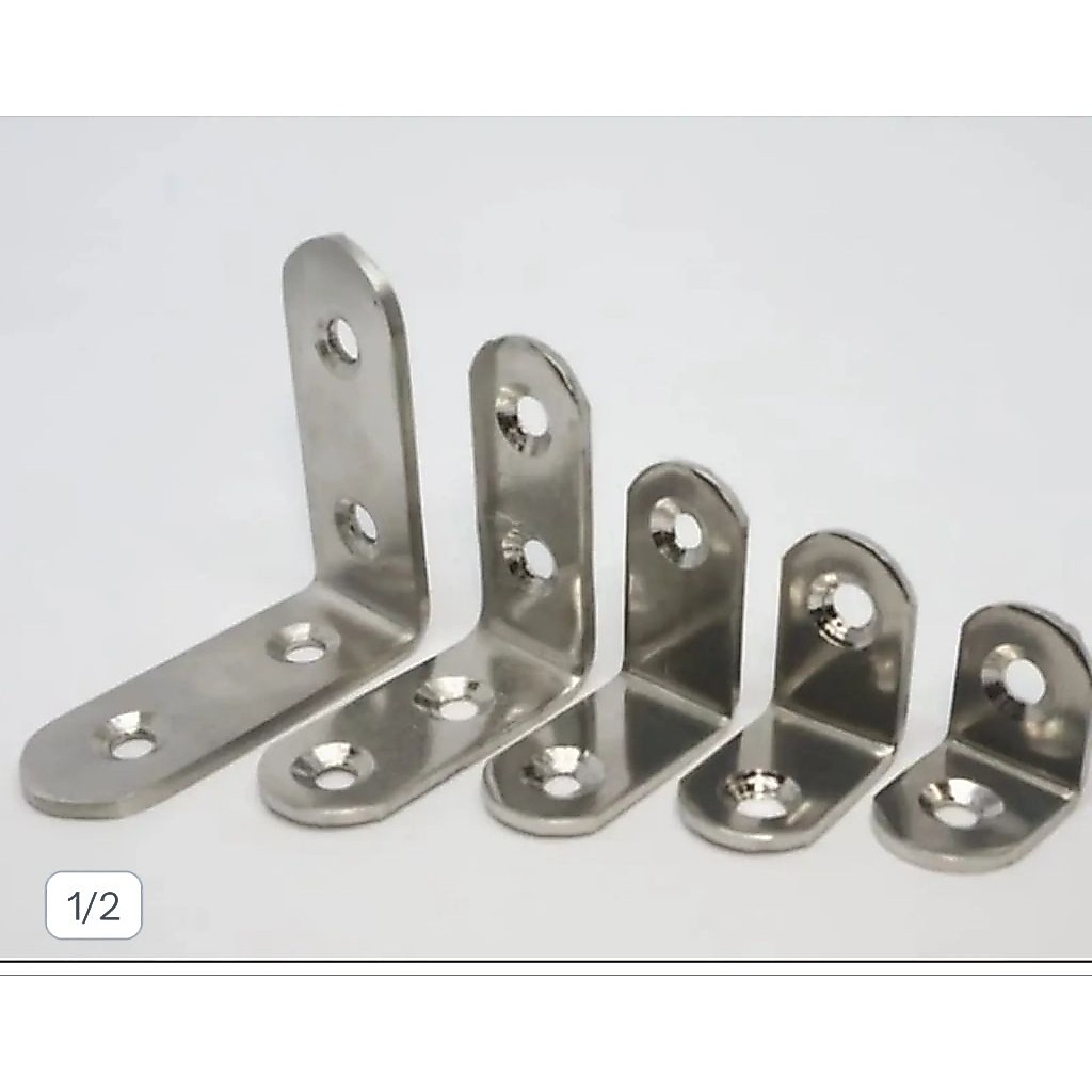 Plat Siku L Stainless 304 Penyangga Rak Lemari