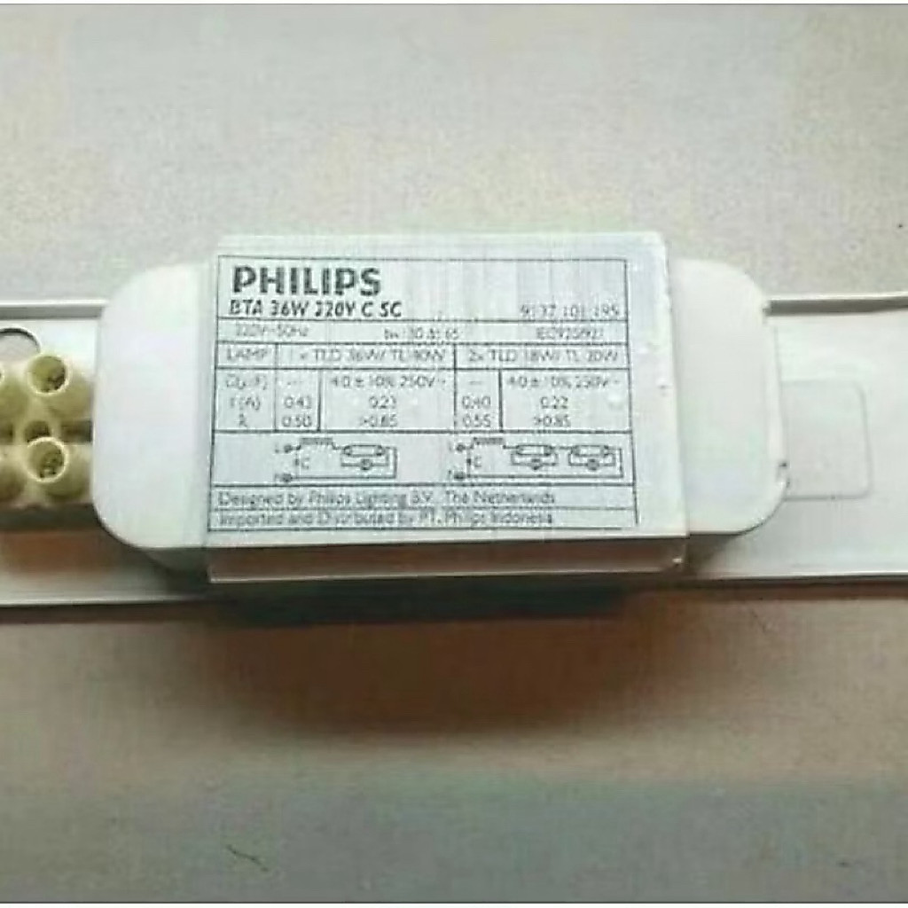 Ballast/Travo Lampu neon lampu TL BTA 36 Watt Philips
