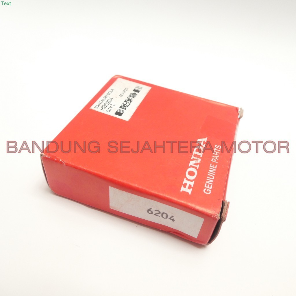 BEARING LAHER 6204 GENUINE AHM (Barang Asli AHM) (HB6204)