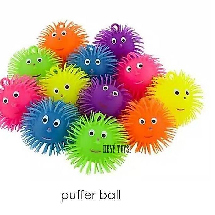 MAINAN YOYO UBUR UBUR MAINAN PUFFER BALL UBUR UBUR MAINAN EDUKASI ANAK Lampu