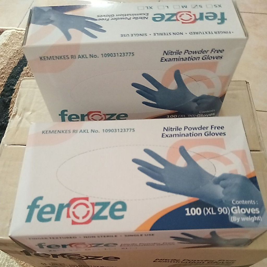 Feroze Glove nitrile/Handscoon nitrile/Sarung Tangan Nitrile