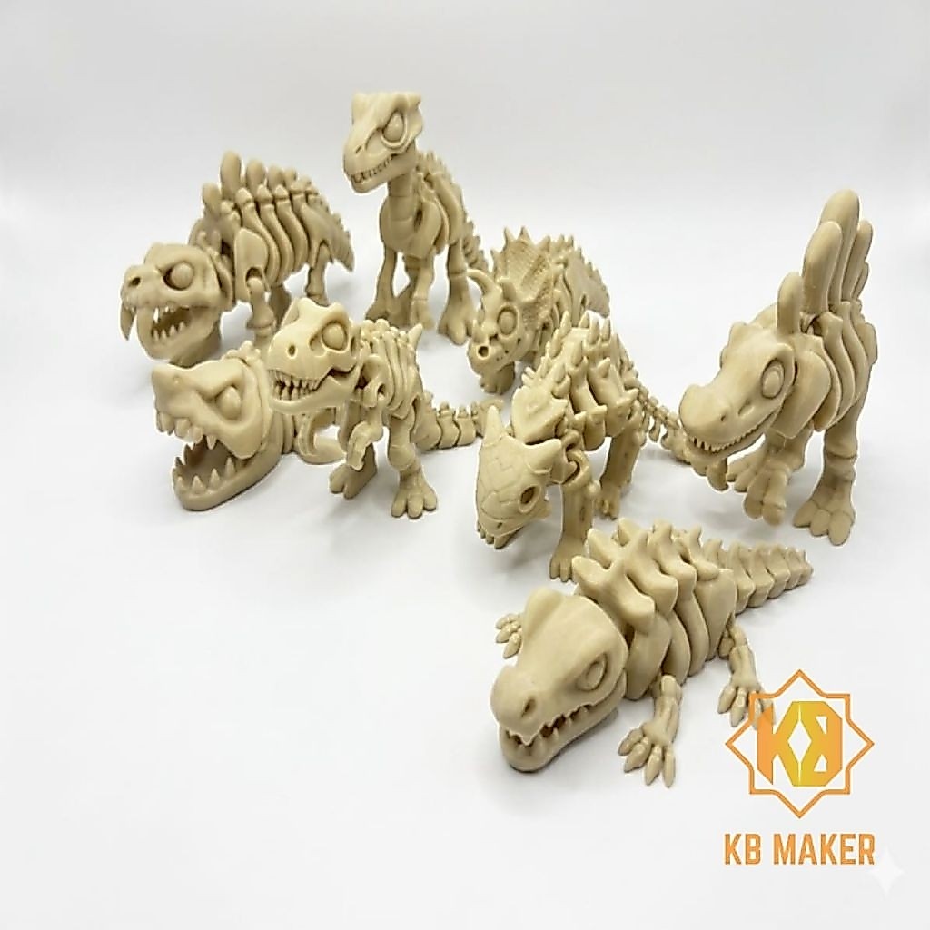 Mainan Dino 3D Artikulasi Realistis | Dinosaurus | Bisa Digoyang | Koleksi Anak Dino Fossil Series –