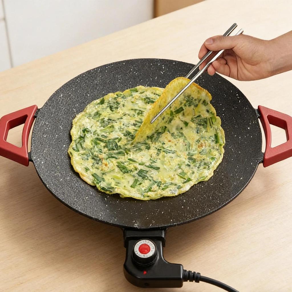 Smokeless Indoor Electric Grill & Nonstick Griddle with Handles Removable Grilling Plate 11.8in for 