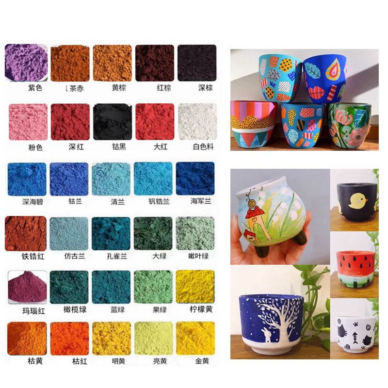 

50g Ceramic Underglaze Pigment Hand-painted Glaze Environmental Protection Pastels Clay Raw Materials
