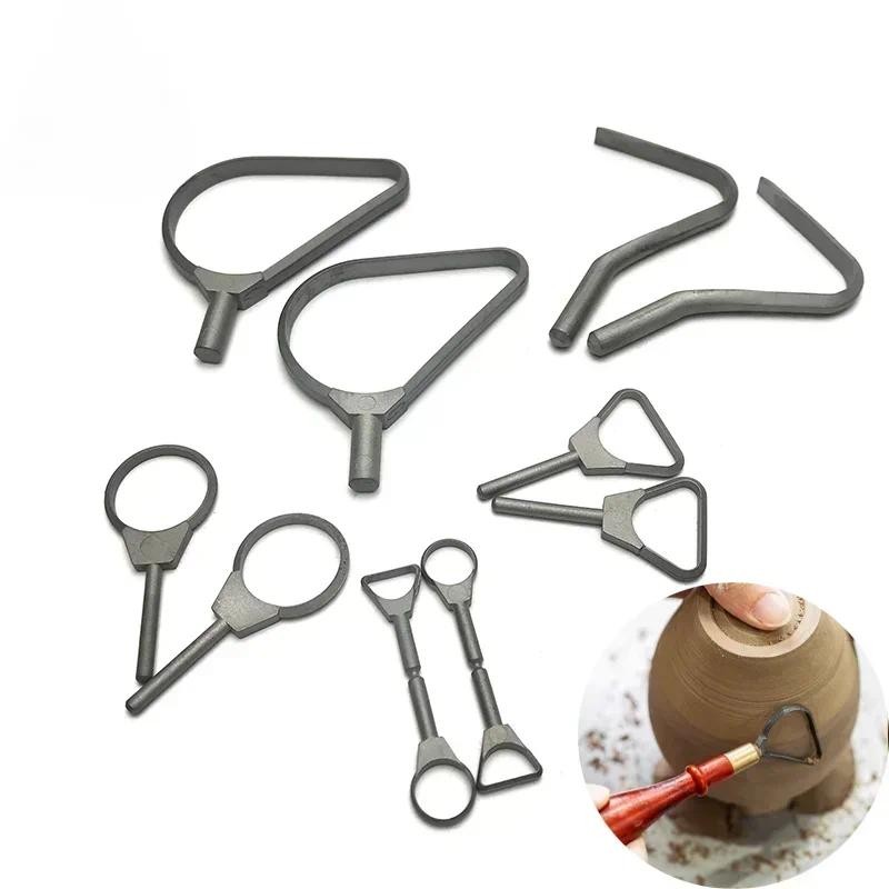 

Tungsten Steel Trim Tool Head Ceramic Handicraft Carving Texture Molding Tool Knife Carbide Ring Tool Head Clay Pottery Cutters