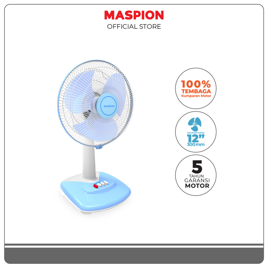 Maspion Kipas Angin Meja Desk Fan 12 Inch EF-309
