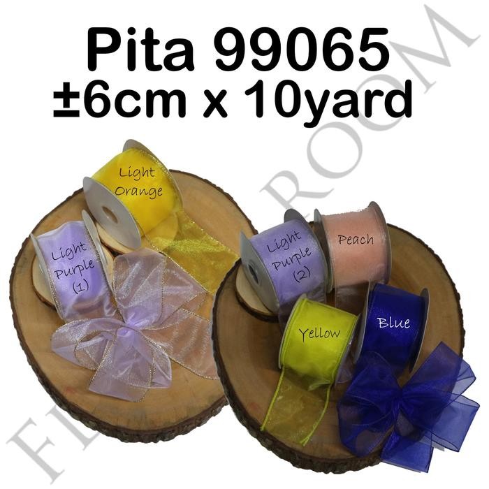 

Pita 99065 ±6cm x 10yard - Pita Murah - Pita Gold - Pita Kado - Light Orange