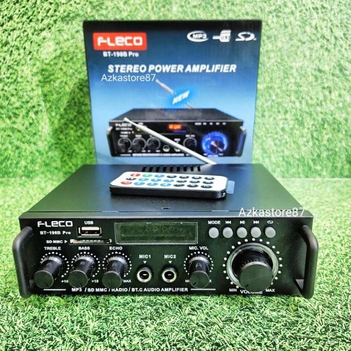 COD NEW Amplifier fleco 198B pro amplifier bluetooth terbaru amplifier karaoke COD amplifier fleco T