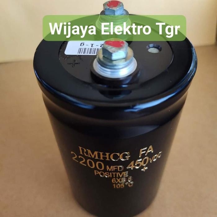 READY Kapasitor 2200MFD 450VDC Kapacitor 2200uF 450VDC