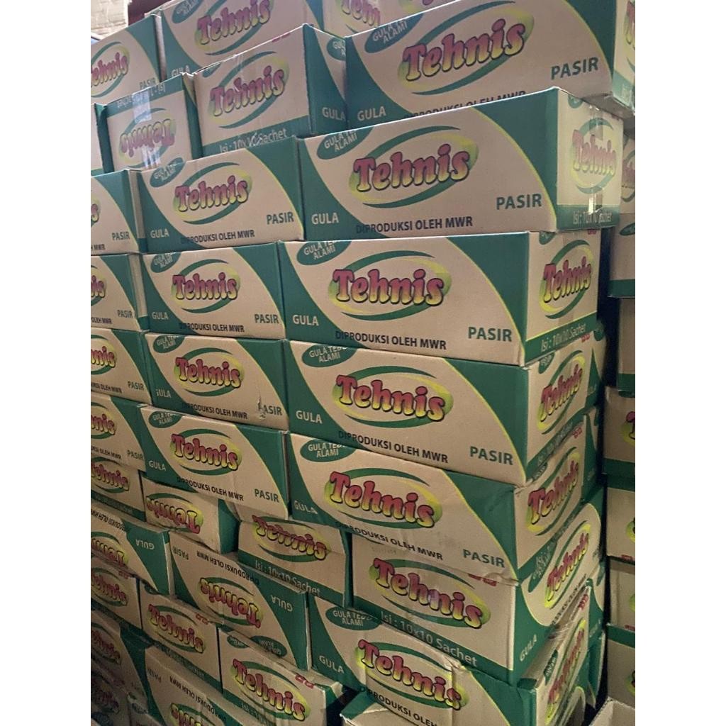 

[1 Dus isi 10 Renceng / 100 Sachet] GULA Pasir RENCENG Tehnis - 32 gram / sachet