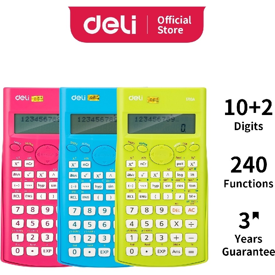 

Calculator Merek Deli E1710A