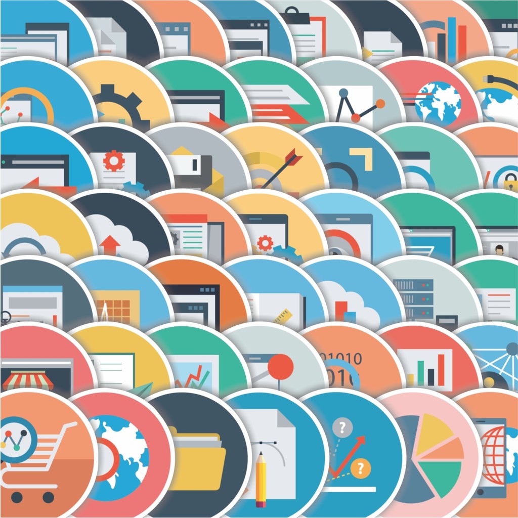 

Stiker Cutting Pack Stiker Ikon Web Teknologi DIgital Isi 100Pcs Series Aesthetic Lucu Keren Untuk Koper Bahan Vynil