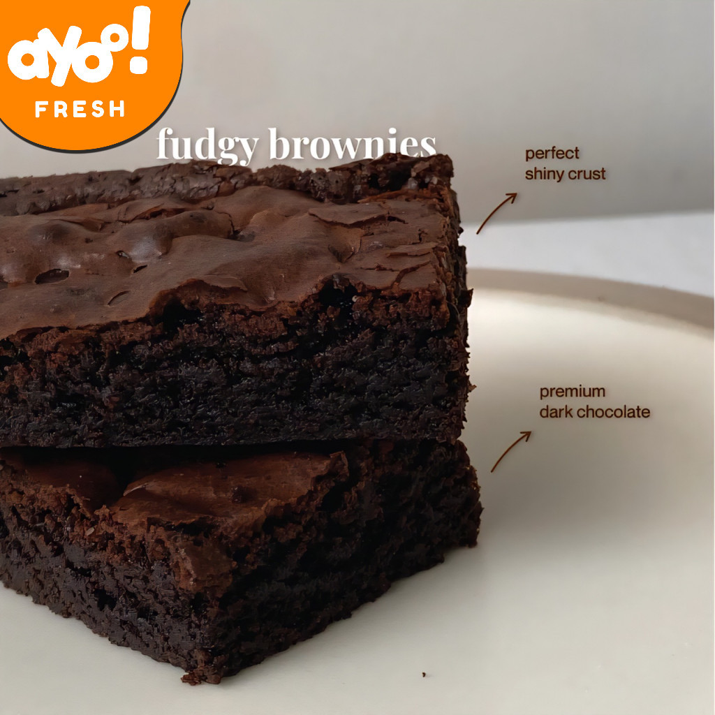 

Fudgy Brownies Premium 20x10 – 300gr