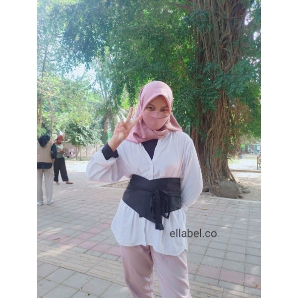 SLV - NEW Obi belt / sabuk kain wanita / ikat pinggang kain wanita / sabuk kain  lilit wanita / ikat