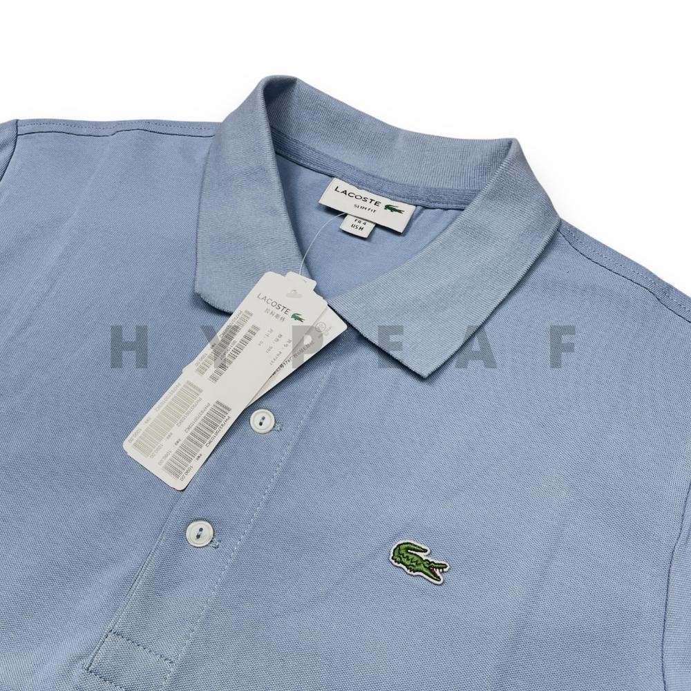 LACOSTE Pastel Pique Slim Fit Stretch Polo Shirt [100% Authentic]