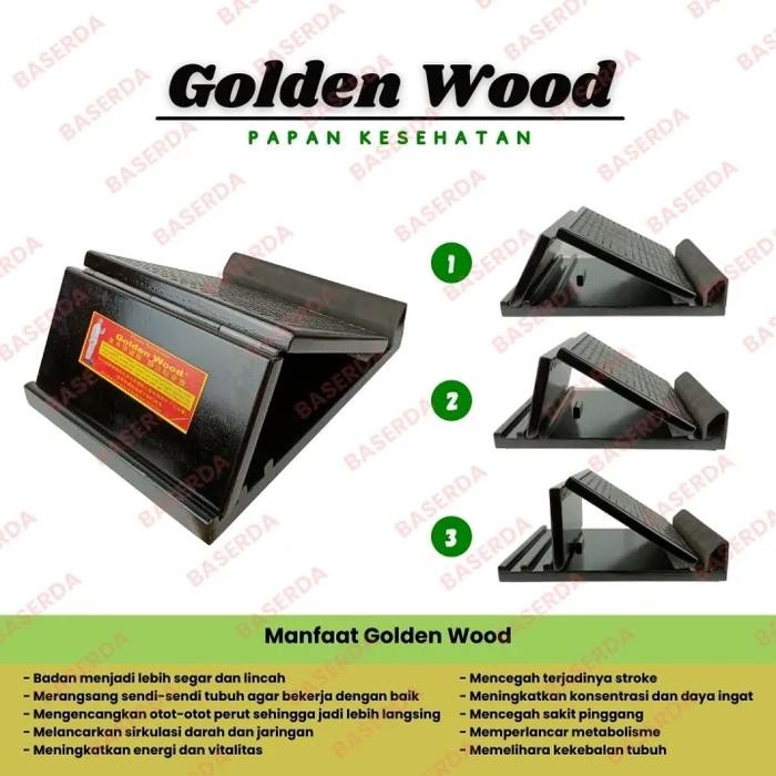 promo Papan Miring Kesehatan Golden Wood Papan Kesehatan - Golden Wood terlaris