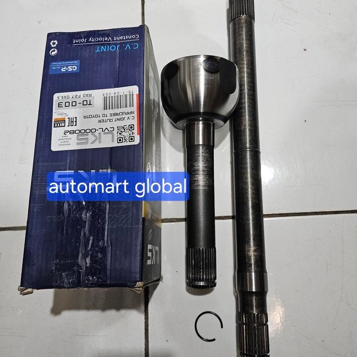 as roda depan Toyota hardtop 2f komplit - kanan pendek TOP