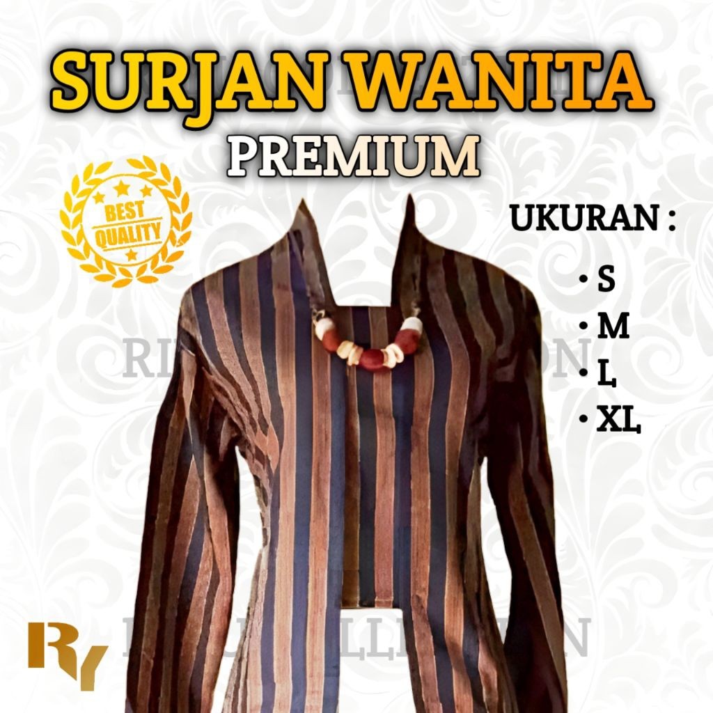 KUTUBARU WANITA COKLAT | BAJU LURIK WANITA | SURJAN WANITA | BAJU LURIK WANITA COKLAT Bisa COD // Te