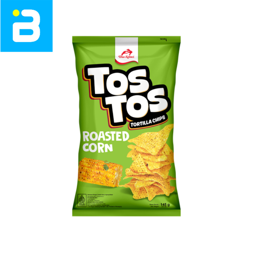 

Dua Kelinci Tos Tos Tortilla Roasted Corn 140G