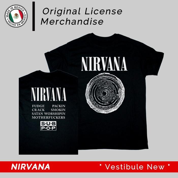 (COD) NIRVANA kaos t shirt band Music Original Official Grunge Nirvana ORI - S